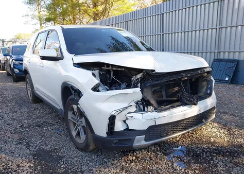 2025 Honda Pilot Ex-L from USA, damaged, VIN 5FNYG1H40SB057623